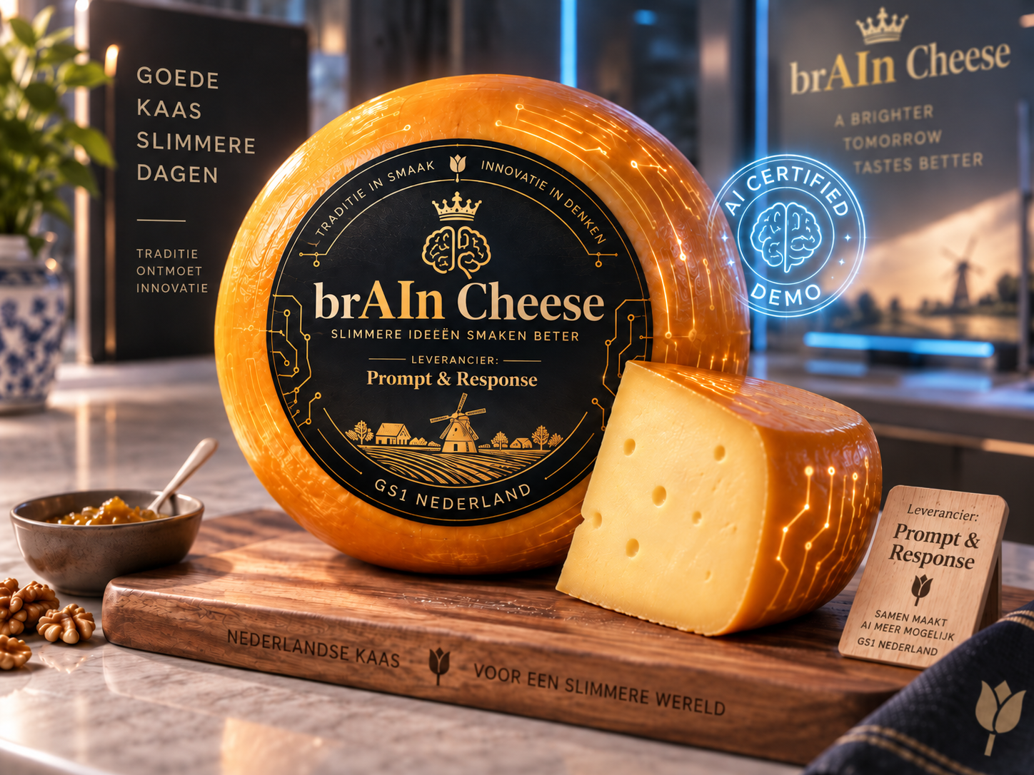 brAIn Cheese van Prompt & Response